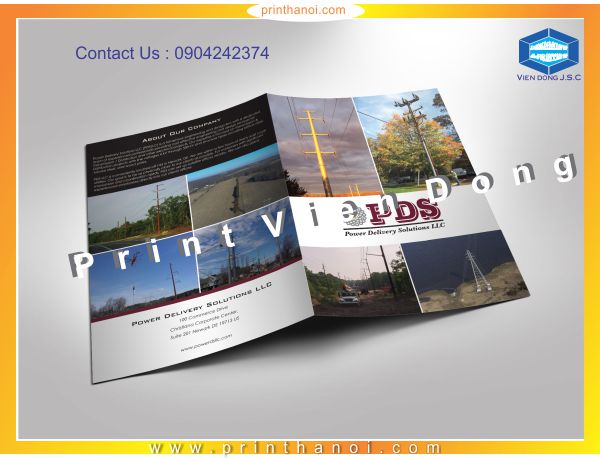 Cheap folders printing in Hanoi | Foil business card and embossed business card | Print Ha Noi