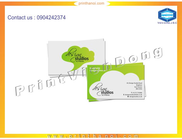 Business Cards Printing | Print shell gift box | Print Ha Noi