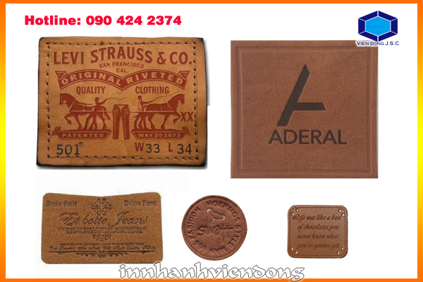 Make leather label in Ha Noi | Personal Business Cards | Print Ha Noi