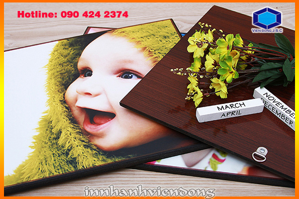 Print wood mounted photograph in Ha Noi | Business Card Holders | Print Ha Noi