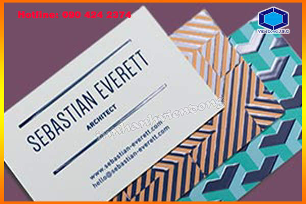 Print card visit free design in Ha Noi | Pocket Business Card Holder | Print Ha Noi