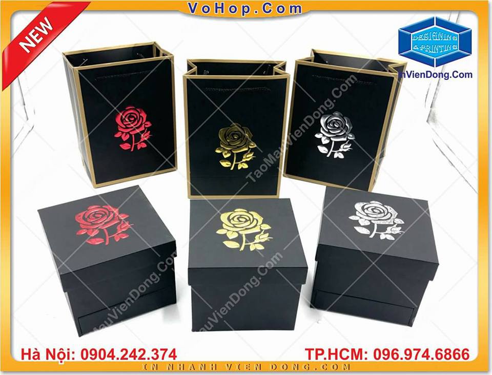 Secret Flower Box | Quick label printing with cheap price | Print Ha Noi